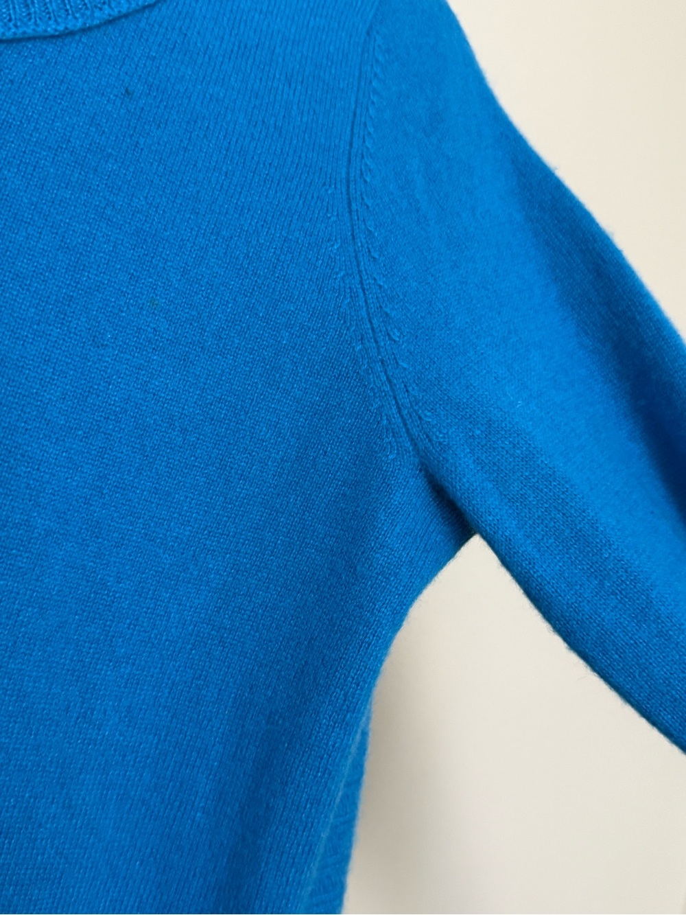 Cashmere Diane Von Furstenberg Bright Blue Crewneck Sweater - Picture 7 of 8